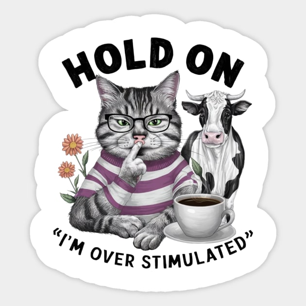 Cat-lover Sticker by WordsOfVictor